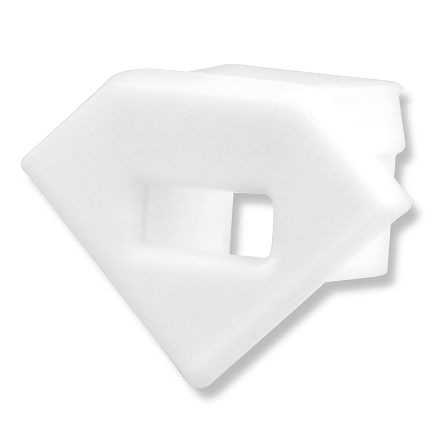 113090_1 ISOLED 113090 Endkappe EC42W weiß für CORNER11 mit Kabeldurchführung, 1 STK – Bild 1