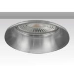ISOLED 113125 Einbaurahmen Slim rund, Loch 63,5mm, DN69, Alu gebürstet, für GU10/MR16 Spots