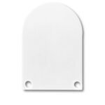 ISOLED 113200 Endkappe EC50 Alu weiß RAL 9010 für SURF/DIVE20 in Verbindung mit COVER13