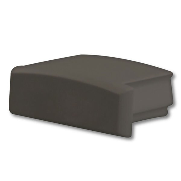 ISOLED 113209 Endkappe EC1B schwarz für Profil SURF12 FLAT, 1 STK