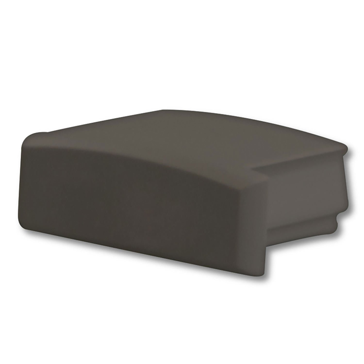 113209_iso_1 ISOLED 113209 Endkappe EC1B schwarz für Profil SURF12 FLAT, 1 STK – Bild 1