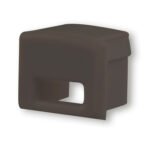 ISOLED 113211 Endkappe EC5B schwarz für Profil SURF12 mit Kabeldurchführung, 1 STK