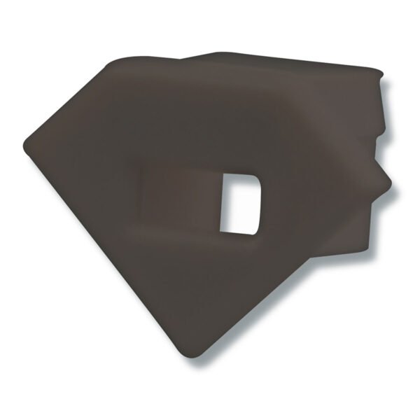 ISOLED 113225 Endkappe EC42B schwarz für CORNER11 mit Kabeldurchführung, 1 STK
