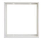 ISOLED 115614 Aufbaurahmen weiß RAL 9016, Höhe 5cm, für LED Panels 625x625, steckbare Schnellmontage