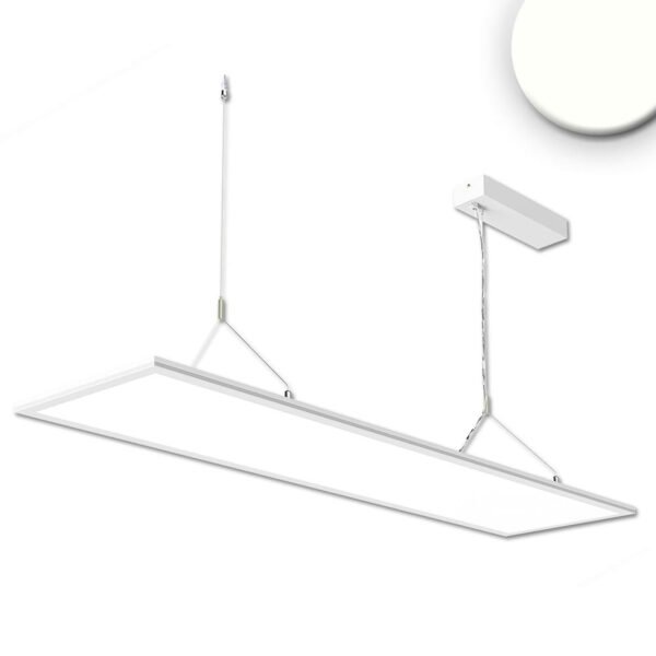 ISOLED 115121 LED Office Hängeleuchte Up&Down, 20W+20W, 30x120cm, weiß, UGR<19, 4000K, DALI dimmbar
