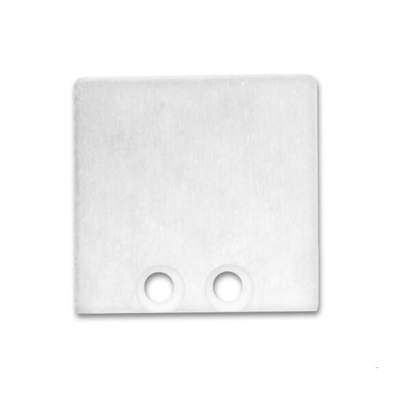 ISOLED 113617 Endkappe EC 58W weiß RAL 9010 für Profil SURF16, 2 STK, inkl. Schrauben