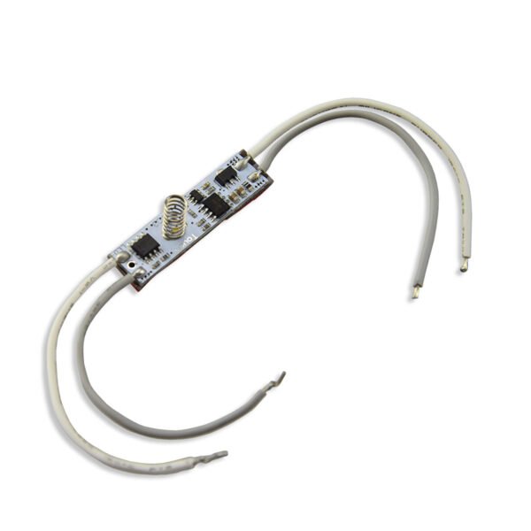 ISOLED 113723 LED Mini PWM-Dimmer zum Einbau unter Profilcover, 1 Kanal, 12-24V DC 3A