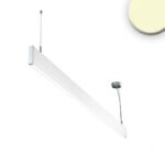 ISOLED 114001 LED Hängeleuchte Linear Up&Down 600, 25W, prismatisch, linear- u. 90° verbindbar, weiß, warmweiß