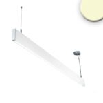 ISOLED 114002 LED Hängeleuchte Linear Up&Down 1200, 40W, prismatisch, linear- u. 90° verbindbar, weiß, warmweiß
