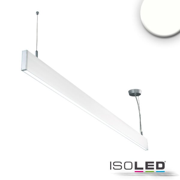 ISOLED 114004 LED Hängeleuchte Linear Up&Down 1200, 40W, prismatisch, linear- u. 90° verbindbar, weiß, neutralweiß