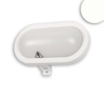 ISOLED 114153 LED Kellerleuchte mit HF-Bewegungssensor 10W, IP54, weiß, neutralweiß,