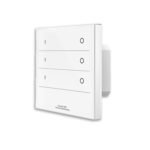 ISOLED 114442 Sys-Pro Single Color 3 Zonen Einbau-Touch-Fernbedienung + DMX Output, weiß, 230V