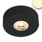 ISOLED 114480 LED Ein- und Unterbauleuchte MiniAMP schwarz, 3W, 24V DC, warmweiß, dimmbar