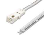 ISOLED 114491 MiniAMP Anschlussbuchse female, 100cm, 2-polig, weiß, max. 3A