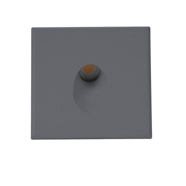 ISOLED 114561 Cover Aluminium eckig 1 schwarz für Sys-Wall68