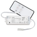 ISOLED 114643 LED weißdynamischer Push/Funk PWM-Dimmer MiniAMP inkl. Fernbedienung 12-24V DC, 5A