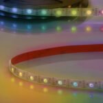 ISOLED 114663 LED WS2815 Digital SPI Flexband, 12V DC, 8W, IP68, RGB, 5m Rolle, 60 LED/m, 1LED/IC