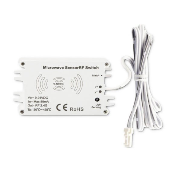 ISOLED 114665 Sys-Pro Funk HF-Bewegungsmelder MiniAMP, 9-24V