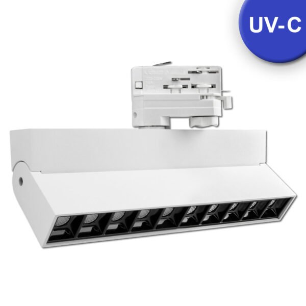 ISOLED 114668 3-PH Schienen-Strahler UV-C 270nm, 10W, 50°, weiß matt