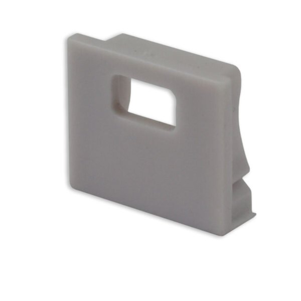 ISOLED 114760 Endkappe EC78 für Profil PURE12 S mit Kabeldurchführung, 1 STK
