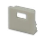 ISOLED 114762 Endkappe EC78W weiß für Profil PURE12 S mit Kabeldurchführung, 1 STK