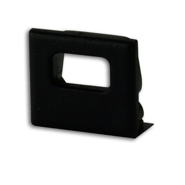 ISOLED 114768 Endkappe EC82B schwarz für Profil SURF10 mit Kabeldurchführung, 1 STK