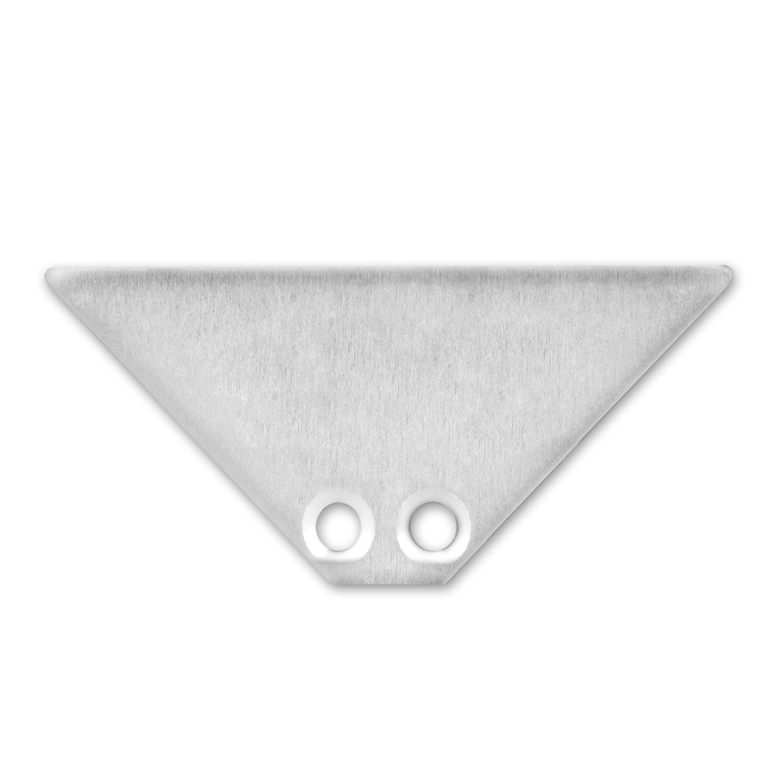 114770_1 ISOLED 114770 Endkappe EC84 Aluminium für Profil CORNER12 BORDERLESS, 2 STK inkl. Schrauben – Bild 1