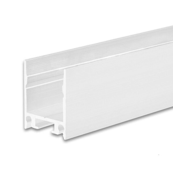 ISOLED 114799 LED Aufbauleuchtenprofil HIDE SINGLE Aluminium weiß RAL 9003, 200cm