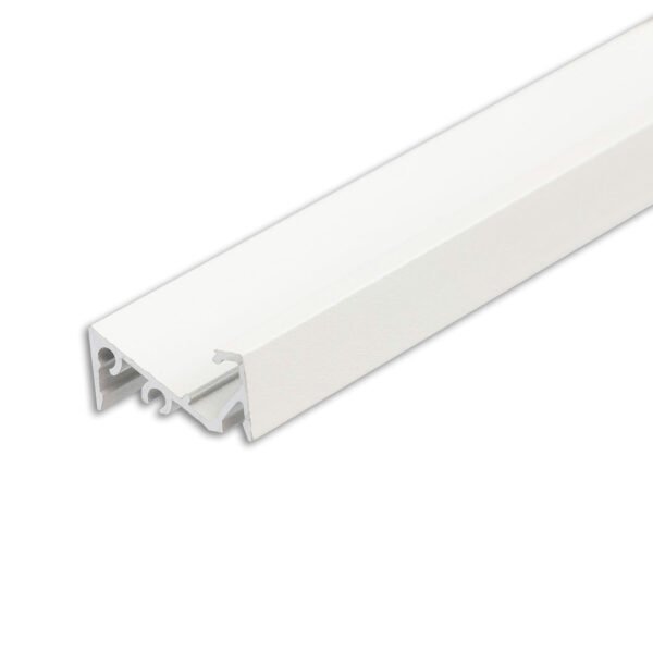 ISOLED 114816 LED Aufbauprofil FURNIT6 S Aluminium weiß RAL 9003, 200cm
