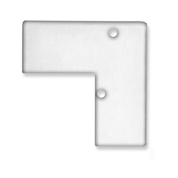 ISOLED 114838 Endkappe EC93 Aluminium eloxiert für Profil HIDE ANGLE inkl. Schrauben