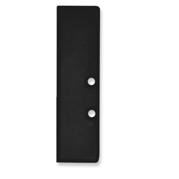 ISOLED 114841 Endkappe EC94 Aluminium schwarz RAL 9005 für Profil HIDE BOTTOM inkl. Schrauben