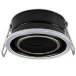 ISOLED 114937 Einbaurahmen Sys-68 für GU10/MR16 Leuchtmittel, IP20, inkl. GU10 Sockel (exkl. Cover)