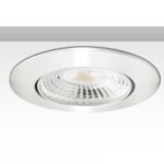 ISOLED 114986 Einbaurahmen Ion rund, Loch 73mm, chrom, für GU10/MR16 Spots