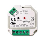 ISOLED 115064 DALI-2 DT6 / Push Phasenabschnitt-Dimmer für dimmbare 230V Leuchtmittel/Trafos, 400VA