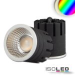 ISOLED 115116 LED Spot RGB+3000K GU10 8W, 5-polig, 24V DC, silber, 60°, CRI80