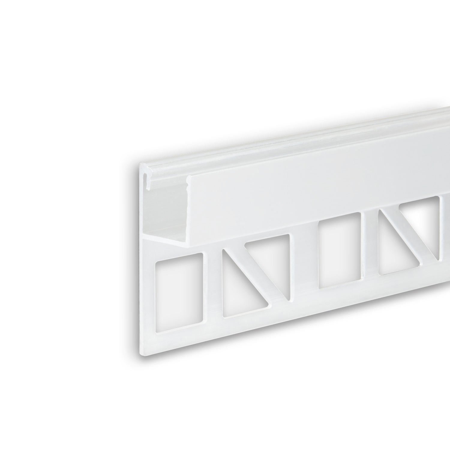 115268_1_300dpi ISOLED 115559 LED Fliesenprofil UP10, weiß RAL 9003 300cm – Bild 1