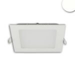 ISOLED 115461 LED Downlight, 9W, eckig, ultraflach, blendungsreduziert, weiß, neutralweiß, dimmbar CRI90