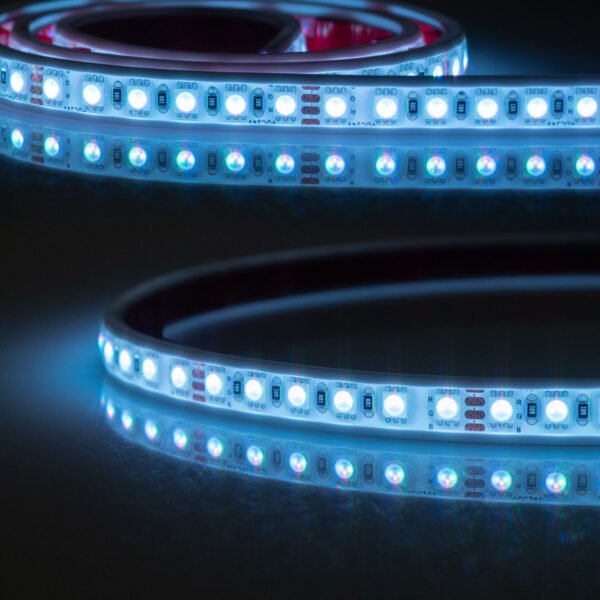 ISOLED 115685 LED AQUA RGB PU Linear Flexband, 24V DC, 14,4W, IP68, 5m Rolle, 120 LED/m