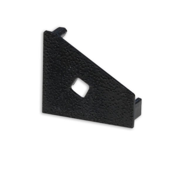 ISOLED 115831 Endkappe EC111L schwarz für Profil CORNER18 mit Kabeldurchführung, links 1 STK