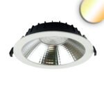 ISOLED 116011 LED Downlight Reflektor 9W, 60°, 150lm/W, UGR<19, ColorSwitch 3000|4000|6000K, dimmbar