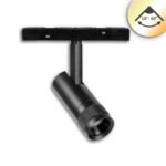 ISOLED 116271 Track48 Schienen-Strahler schwarz, 7W, fokuss. 18°-60°, UGR<16, 48V DC, 1800-4000K, DALI DT8 dimmbar