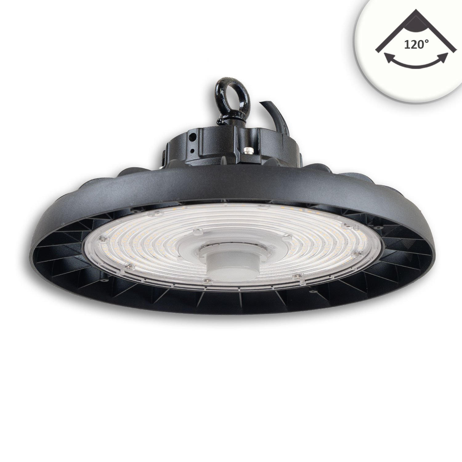 116428_1 ISOLED 116428 LED Hallenleuchte FL2 200W, 120°, IK10, IP65, DALI dimmbar, neutralweiß – Bild 1