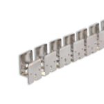 ISOLED 116590 LED Aufbauprofil eloxiert, gezahnt und flexibel für NEON Flexband B13H13, 100 cm