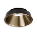 ISOLED 116689 Cover für LED Spot und LED Modul SYS-GU10, messing gebürstet, rückversetzt, UGR<12