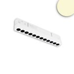 ISOLED 116753 Track48 Rasterleuchte 22cm weiß, 12W, 36°, UGR<19, 48V DC, 3000K, CRI90, DALI dimmbar