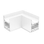 ISOLED 116975 LAMP40 90° Eck, geschweißt, 140x140mm, weiß RAL 9003, exkl. Cover