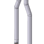 DANFOSS 145H4920 Danfoss Rohrset gedämmt EvoFlat Reno bei Primäranschluss von oben  Verpackungseinheit:1ST