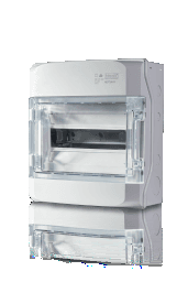 1182e1c3-2d45-45a2-b1b8-9d03198f567f F-TRONIC 7270001 FR AP Verteiler 12TE, 1reihig, IP65, PS, integr. Belüftungssystem, 340x310x150 mm NEPTUN12 Verpackungseinheit:1ST – Bild 1