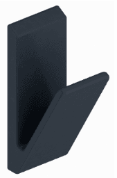 1198d51b-8c6c-4c59-b1ec-6684a3c4324f ALVA AQASAMHTH ALVA Amoa Handtuchhaken Schwarz Verpackungseinheit:1ST – Bild 1