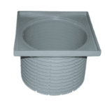 HUTTERER & LECHNER HL037N.2E HL037N.2E - Aufsatzrahmen d 110mm / 90mm / 123x123mm inkl. O-Ring und Bauschutz 037N.2E Verpackungseinheit:1ST